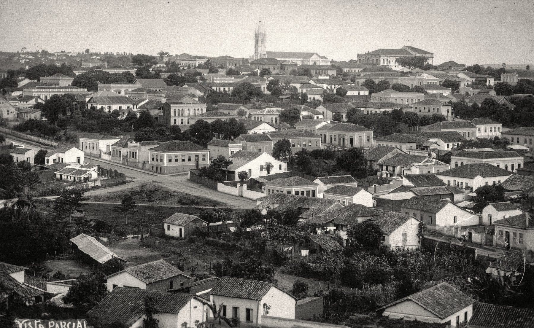 Vista parcial de São João da Boa Vista, a cidade que ergueu o Theatro por subscrição popular.
