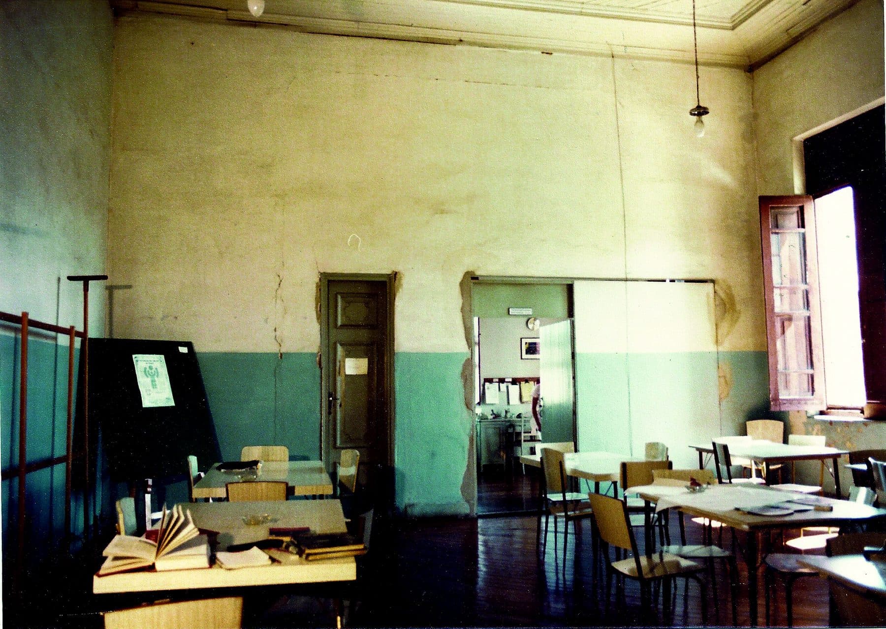 A antiga Biblioteca Municipal, que funcionou no segundo piso do Theatro.